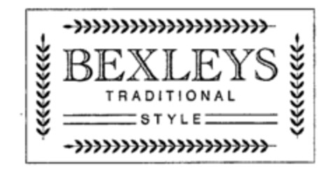 BEXLEYS TRADITIONAL STYLE Logo (WIPO, 17.06.1991)