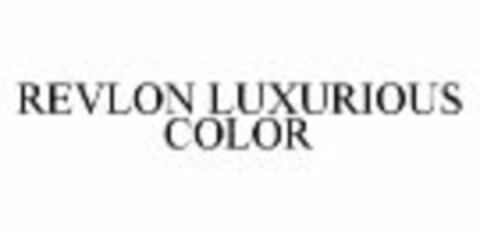 REVLON LUXURIOUS COLOR Logo (WIPO, 10/16/2008)