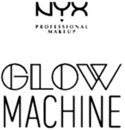 NYX PROFESSIONAL MAKEUP GLOW MACHINE Logo (WIPO, 20.12.2017)