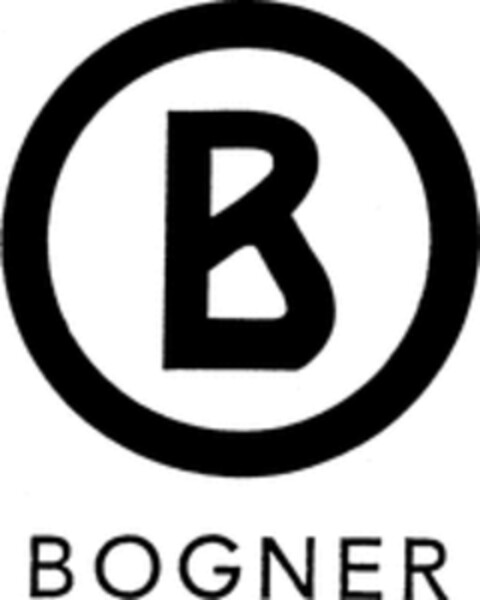 B BOGNER Logo (WIPO, 25.09.1997)