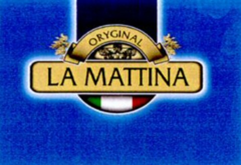 ORYGINAL LA MATTINA Logo (WIPO, 05/28/2001)