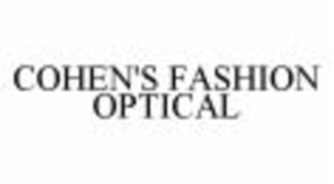 COHEN'S FASHION OPTICAL Logo (WIPO, 25.01.2008)