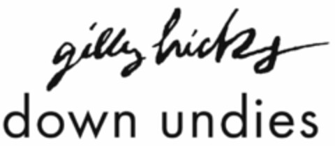 gilly hicks down undies Logo (WIPO, 10/31/2008)