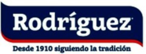 Rodriguez Desde 1910 siguiendola tradición Logo (WIPO, 03/02/2018)