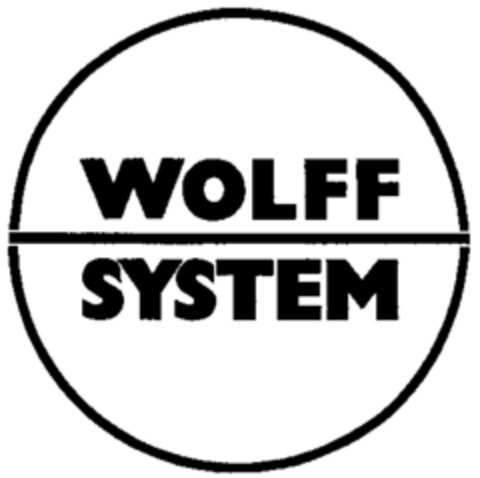 WOLFF SYSTEM Logo (WIPO, 16.05.1978)