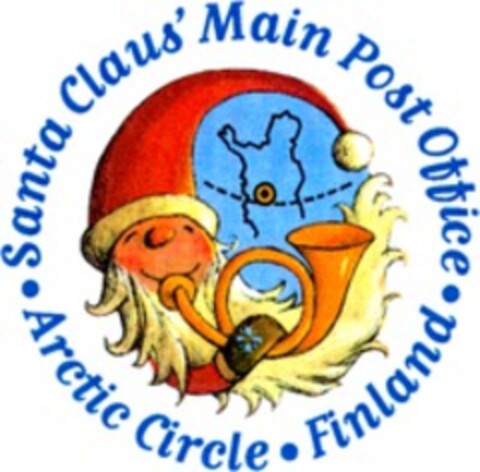 Santa Claus' Main Post Office Arctic Circle Finland Logo (WIPO, 06.06.2000)