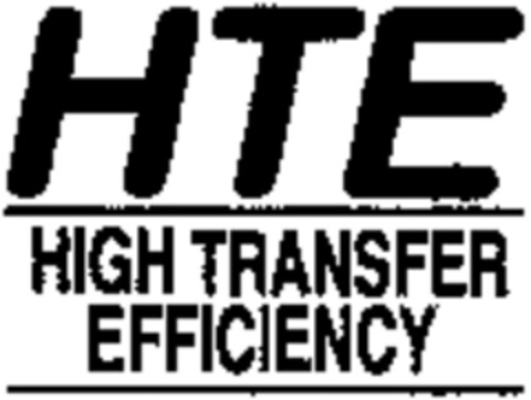 HTE HIGH TRANSFER EFFICIENCY HIGH TRANSFER EFFICIENCY Logo (WIPO, 04/26/2001)