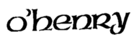 o'henry Logo (WIPO, 26.01.1989)