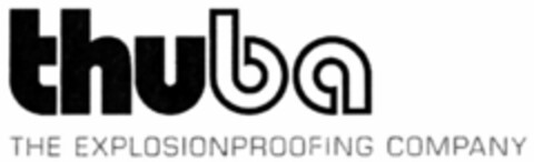 thuba THE EXPLOSIONPROOFING COMPANY Logo (WIPO, 08.04.2009)