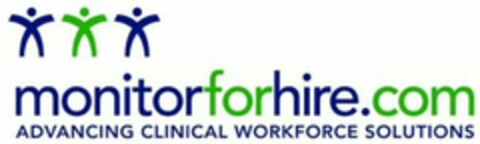 monitorforhire.com ADVANCING CLINICAL WORKFORCE SOLUTIONS Logo (WIPO, 29.09.2010)