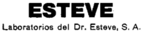 ESTEVE Laboratorios del Dr. Esteve, S.A. Laboratorios del Dr. Esteve, S.A. Logo (WIPO, 08/21/1964)