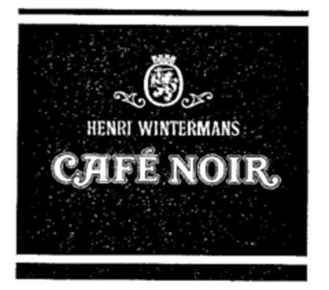 HENRI WINTERMANS CAFÉ NOIR Logo (WIPO, 01/31/1978)