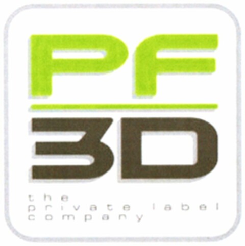 PF 3D the private label company Logo (WIPO, 04/27/2007)