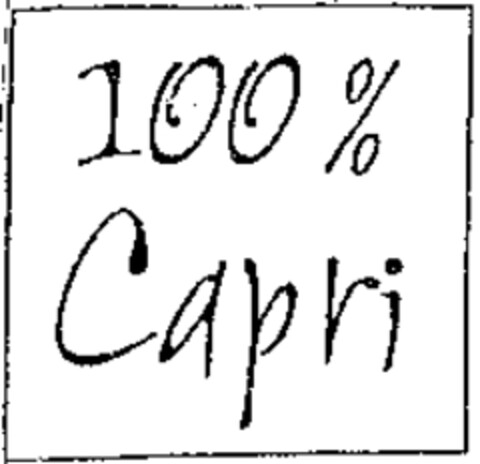 100% Capri Logo (WIPO, 03.11.2011)