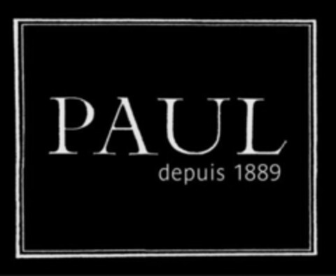 PAUL depuis 1889 Logo (WIPO, 07/08/2016)