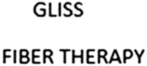 GLISS FIBER THERAPY Logo (WIPO, 04/04/2017)