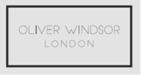 OLIVER WINDSOR LONDON Logo (WIPO, 01/18/2019)