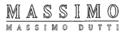 MASSIMO MASSIMO DUTTI Logo (WIPO, 06/20/1996)