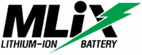 MLiX LITHIUM-ION BATTERY Logo (WIPO, 13.09.2010)