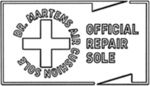 DR. MARTENS AIR CUSHION SOLE OFFICIAL REPAIR SOLE Logo (WIPO, 25.04.2023)