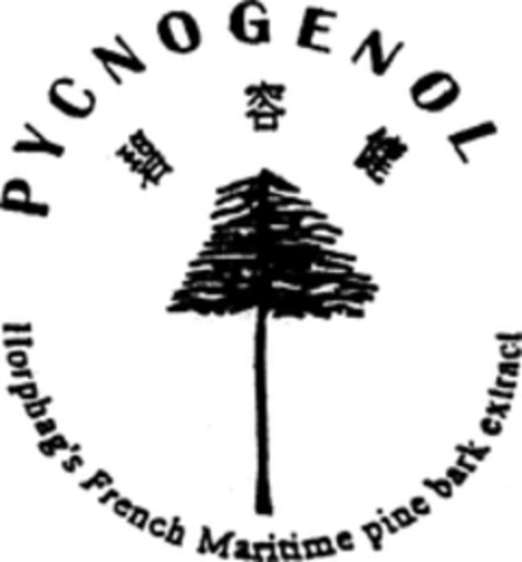 PYCNOGENOL Horphag's French Maritime pine bark extract Logo (WIPO, 16.06.2000)