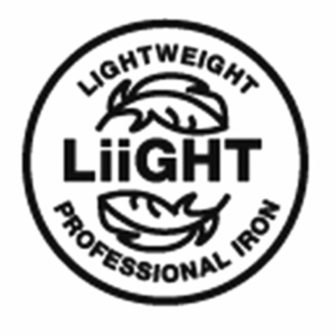 LiiGHT LIGHTWEIGHT PROFESSIONAL IRON Logo (WIPO, 10/07/2008)