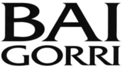 BAI GORRI Logo (WIPO, 26.09.2014)