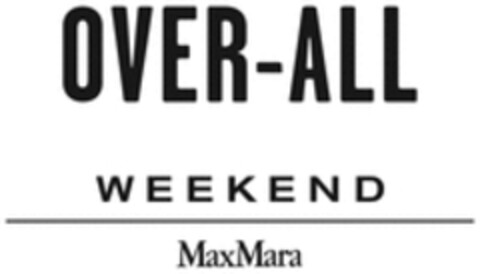 OVER-ALL WEEKEND MaxMara Logo (WIPO, 21.05.2018)