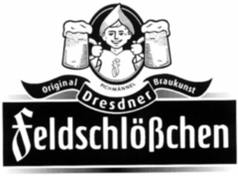 original Dresdner Braukunst Feldschlößchen Logo (WIPO, 09.10.2018)