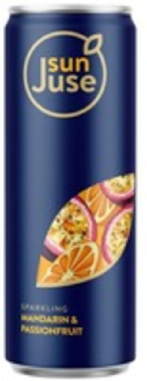 sun Juse SPARKLING MANDARIN & PASSIONFRUIT Logo (WIPO, 27.03.2023)