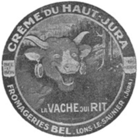 LA VACHE QUI RIT BEL ET BON Logo (WIPO, 11/01/1963)