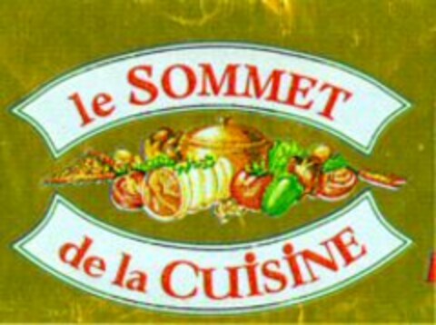 le SOMMET de la CUISINE Logo (WIPO, 23.04.1997)