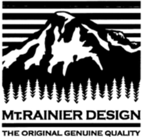 MT.RAINIER DESIGN THE ORIGINAL GENUINE QUALITY Logo (WIPO, 23.01.2013)