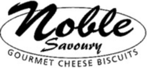 Noble Savoury GOURMET CHEESE BISCUITS Logo (WIPO, 04/27/2015)