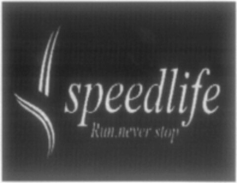 speedlife Run.never stop Logo (WIPO, 11/05/2015)