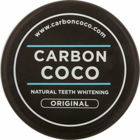 CARBON COCO NATURAL TEETH WHITENING ORIGINAL www.carboncoco.com Logo (WIPO, 06/14/2017)