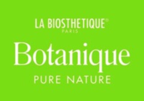 LA BIOSTHETIQUE PARIS Botanique PURE NATURE Logo (WIPO, 03/21/2018)