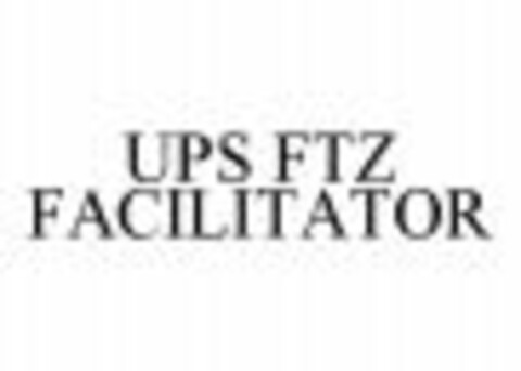 UPS FTZ FACILITATOR Logo (WIPO, 04/09/2007)