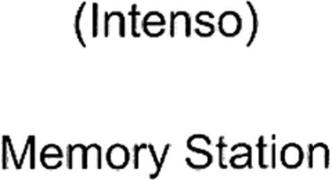 (Intenso) Memory Station Logo (WIPO, 05/27/2011)