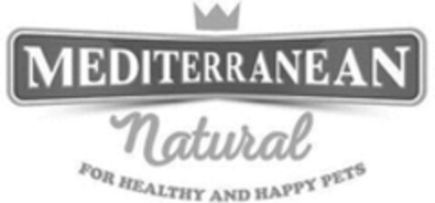 MEDITERRANEAN natural FOR HEALTHY AND HAPPY PETS Logo (WIPO, 17.06.2016)