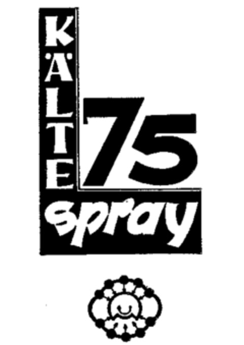 KÄLTESPRAY 75 Logo (WIPO, 05/24/1968)