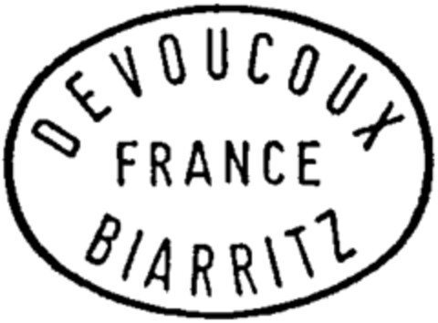 DEVOUCOUX FRANCE BIARRITZ Logo (WIPO, 02/25/1994)