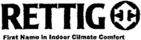 RETTIG First Name In Indoor Climate Comfort Logo (WIPO, 04.06.2003)