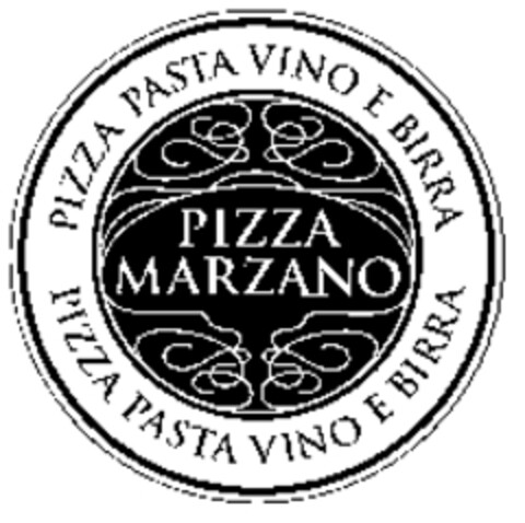 PIZZA MARZANO PIZZA PASTA VINO E BIRRA Logo (WIPO, 26.07.2005)