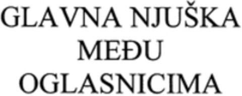 GLAVNA NJUŠKA MEDU OGLASNICIMA Logo (WIPO, 22.09.2016)