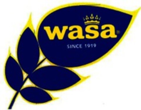 wasa since 1919 Logo (WIPO, 07/20/2016)