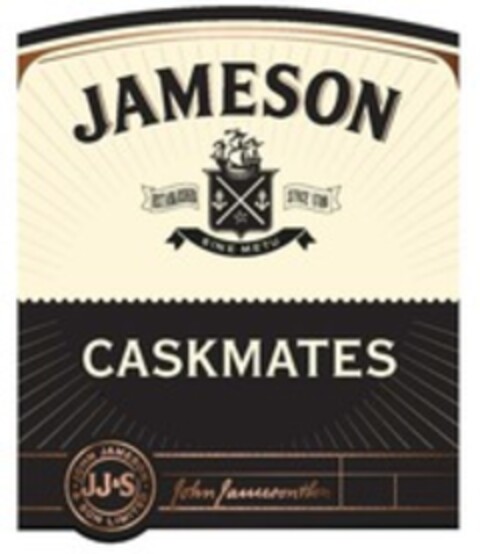 JAMESON ESTABLISHED SINCE 1780 SINE METU CASKMATES JJ&S JOHN JAMESON & SON LIMITED Logo (WIPO, 15.07.2014)