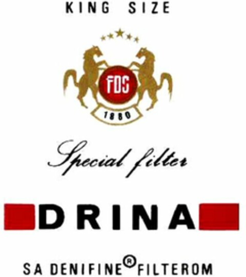 DRINA KING SIZE Special filter Logo (WIPO, 15.03.2016)