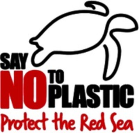 SAY NO TO PLASTIC Protect the Red Sea Logo (WIPO, 05.06.2019)