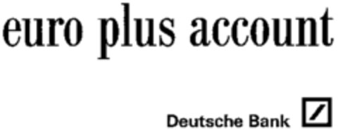 euro plus account Deutsche Bank Logo (WIPO, 11/07/1997)